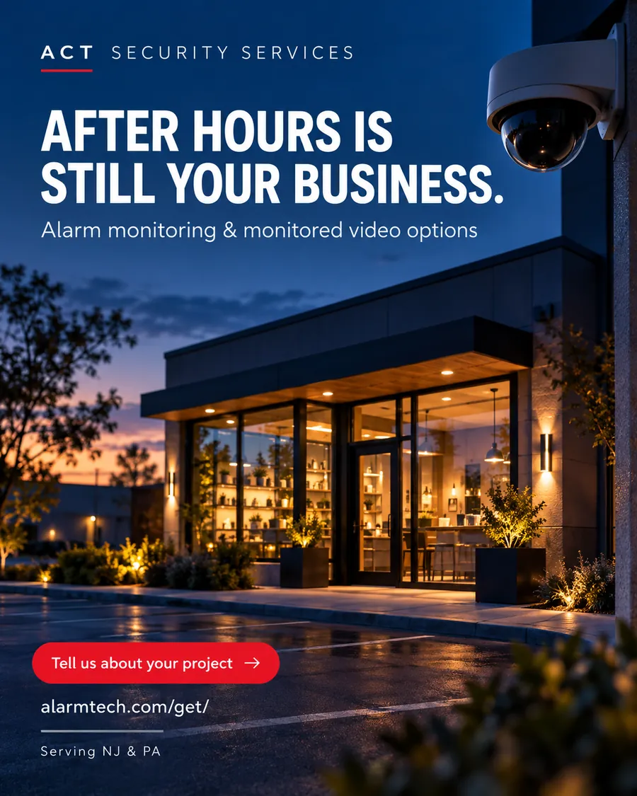 After hours is still your business: alarm monitoring and monitored video